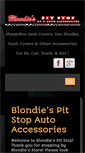 Mobile Screenshot of blondiespitstop.com